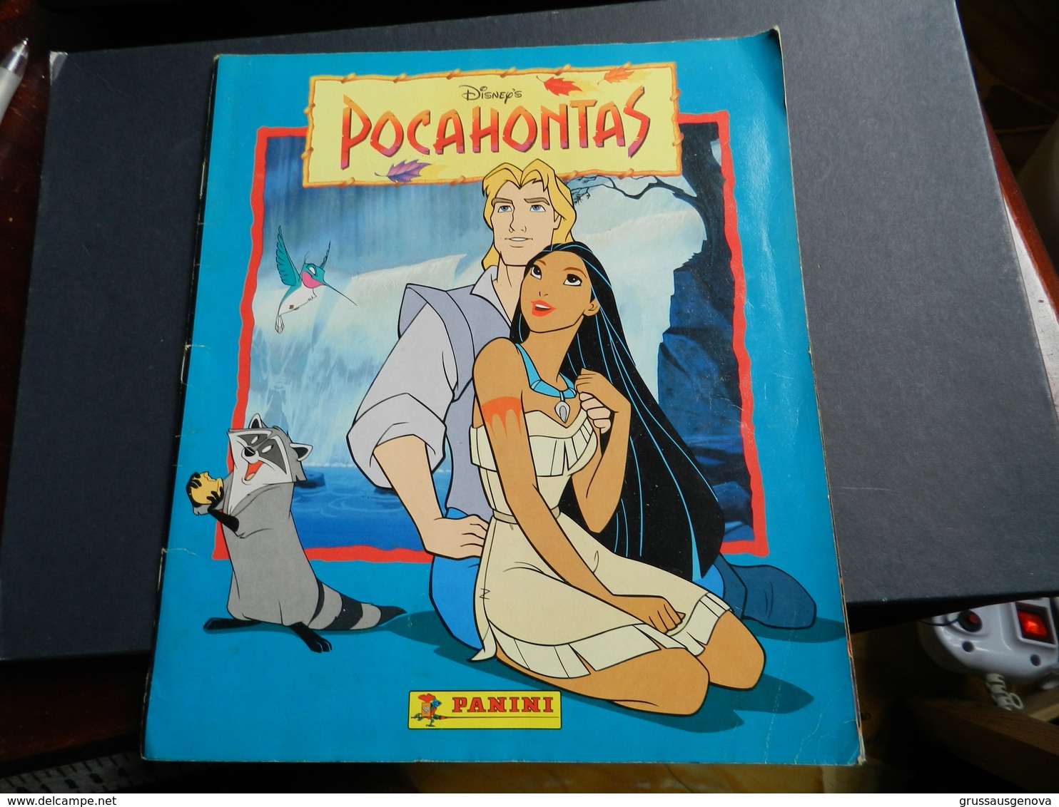 3) ALBUM POCAHONTAS DISNEY EDIZIONE PANINI NON COMPLETO MANCANO 37 FIGURINE SU 232 - Edizione Italiana