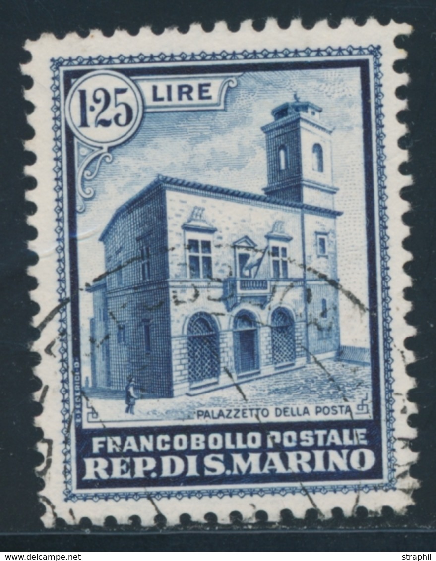 O SAINT MARIN - O - N°161 - 1,25l Bleu - TB - Unused Stamps