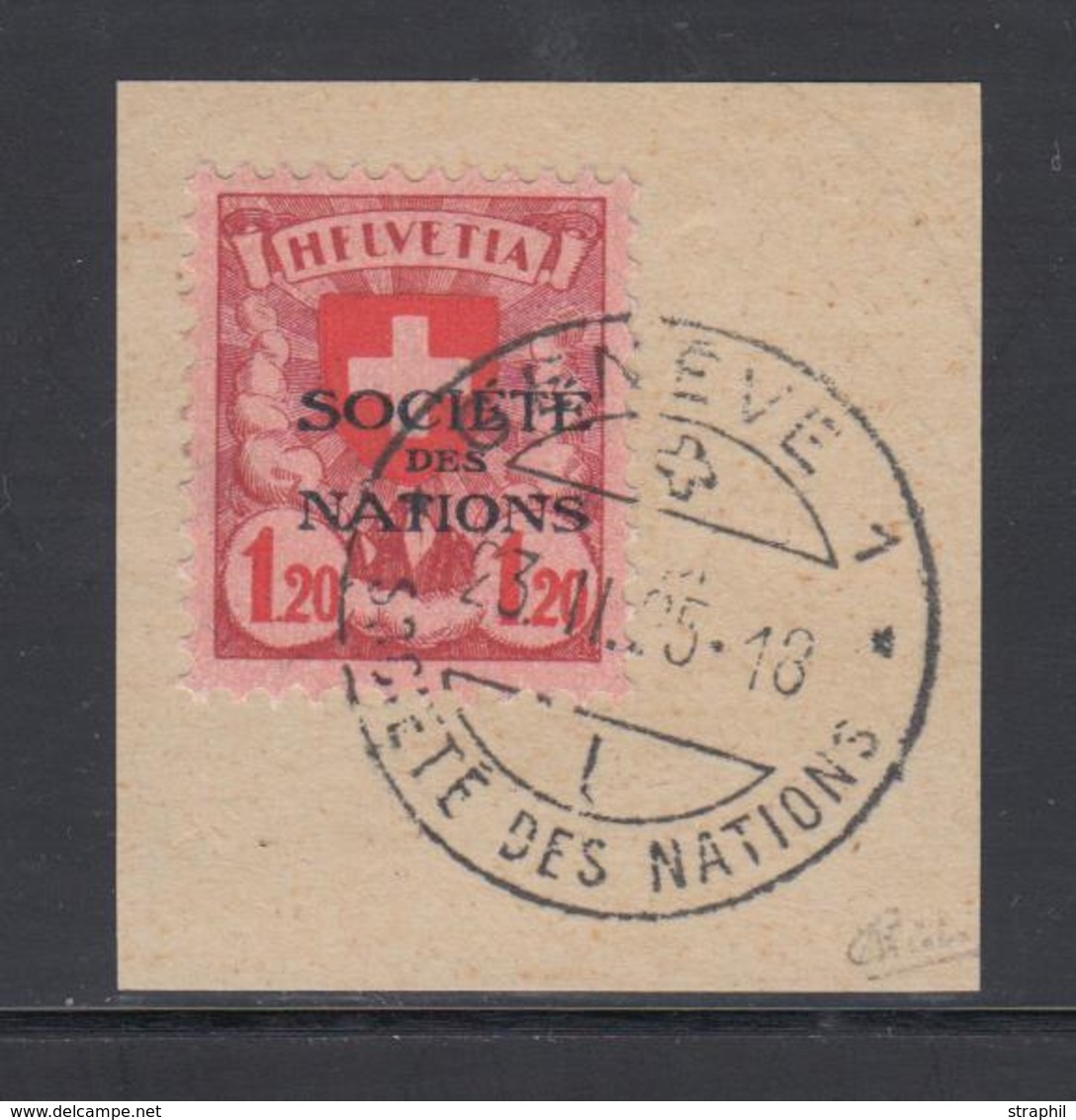 F SUISSE - TIMBRES DE SERVICE - F - N°58a - Variété "HFLVETIA" - Signé Calves - TB - Dienstmarken