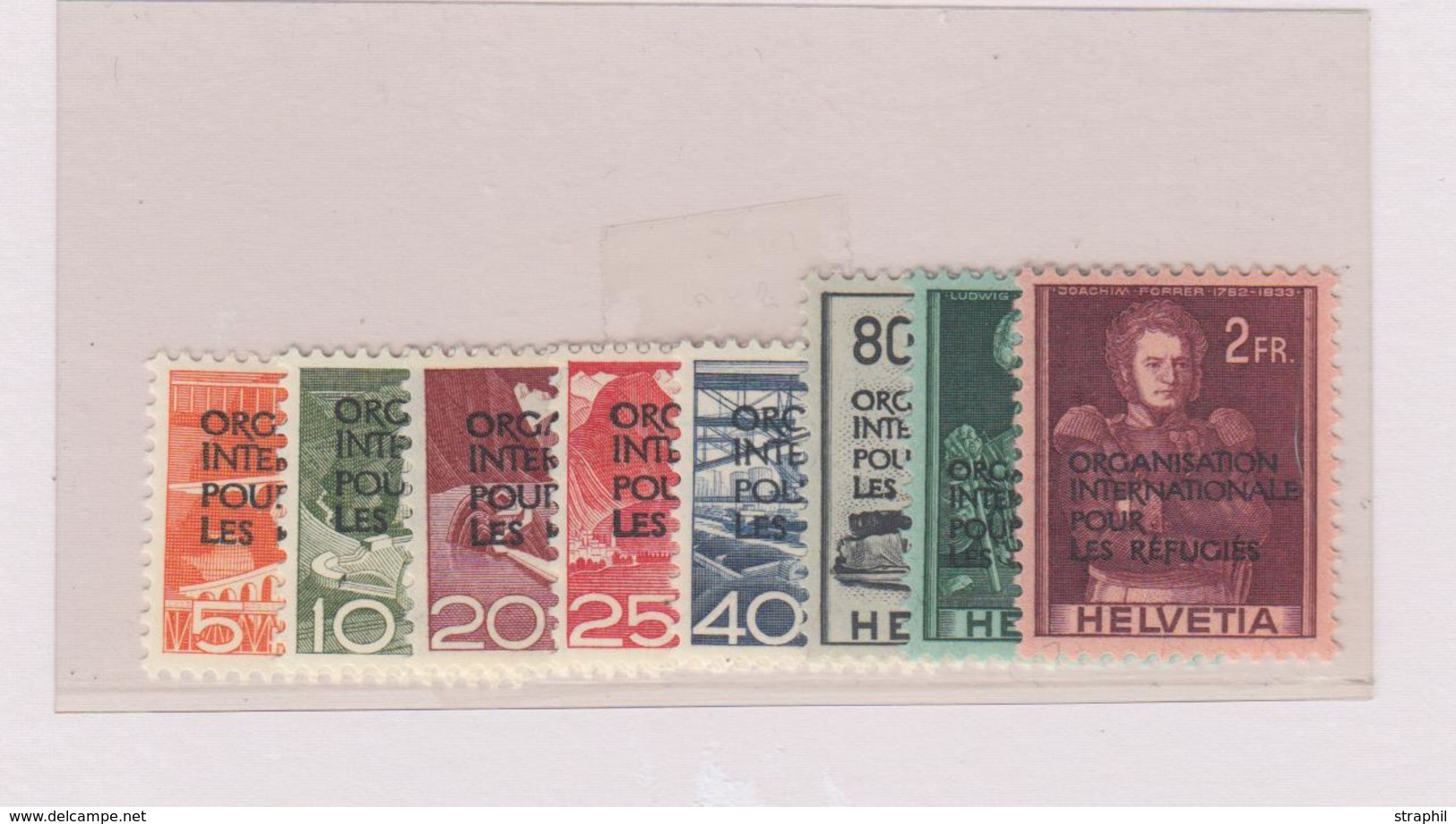 * SUISSE - TIMBRES DE SERVICE - * - N°354/61 - TB - Officials