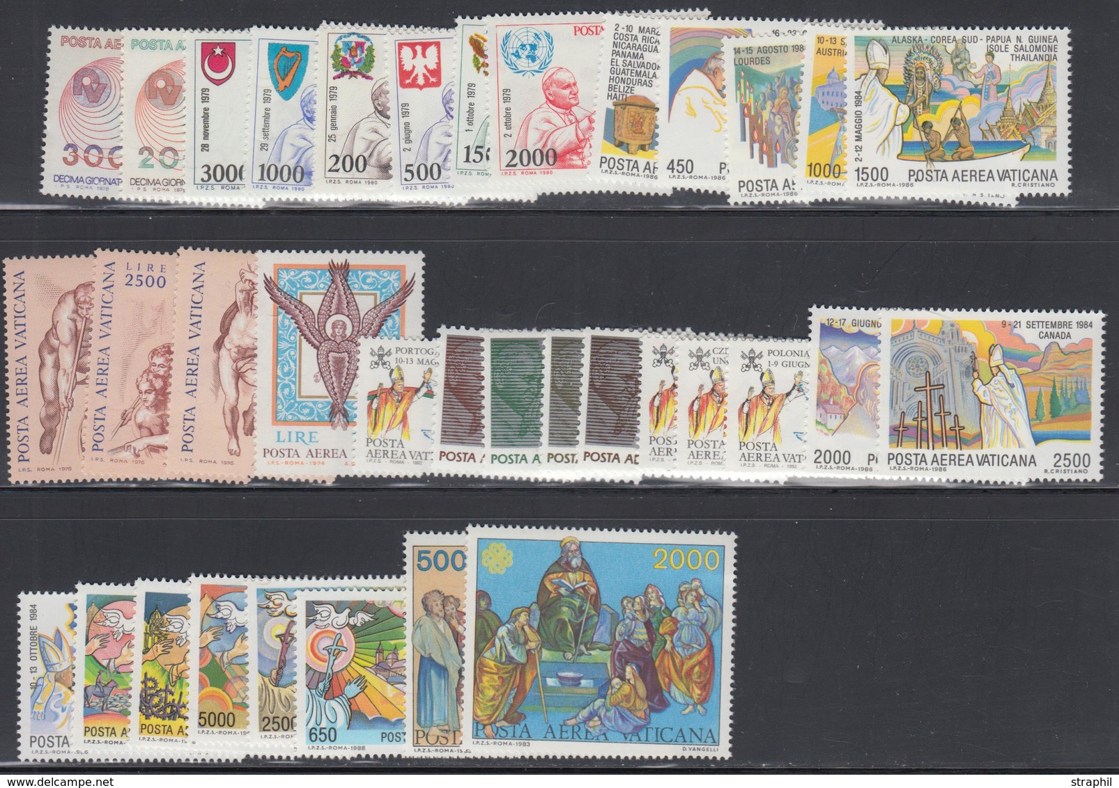 ** VATICAN - POSTE AERIENNE - ** - N°59/95 - TB - Luftpost