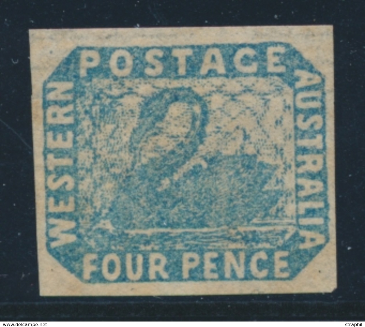 (*) AUSTRALIE OCCIDENTALE - (*) - N°3 - 4p Bleu - TB - Ungebraucht