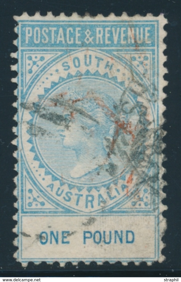 O AUSTRALIE DU SUD - O - N°47 - 1£ Bleu - TB - Used Stamps