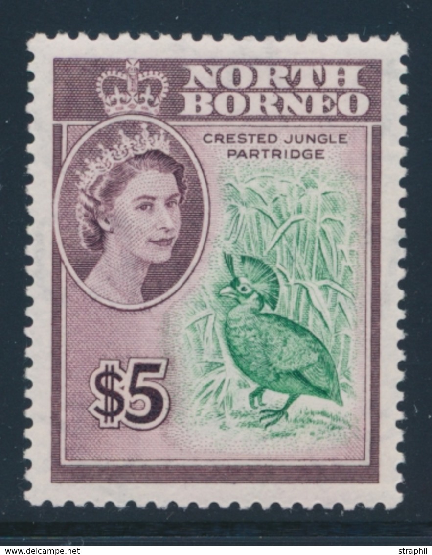 ** BORNEO DU NORD - ** - N°328 - 5 Dollars - TB - Nordborneo (...-1963)