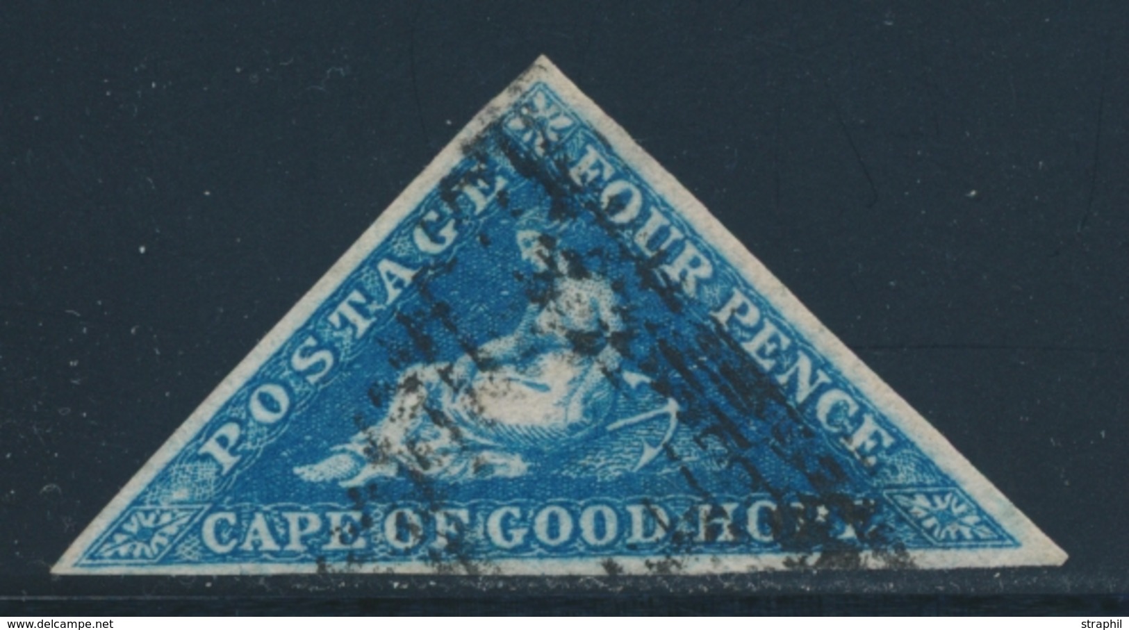 O CAP DE BONNE ESPERANCE - O - N°2 - 4p. Bleu - TB - Cape Of Good Hope (1853-1904)