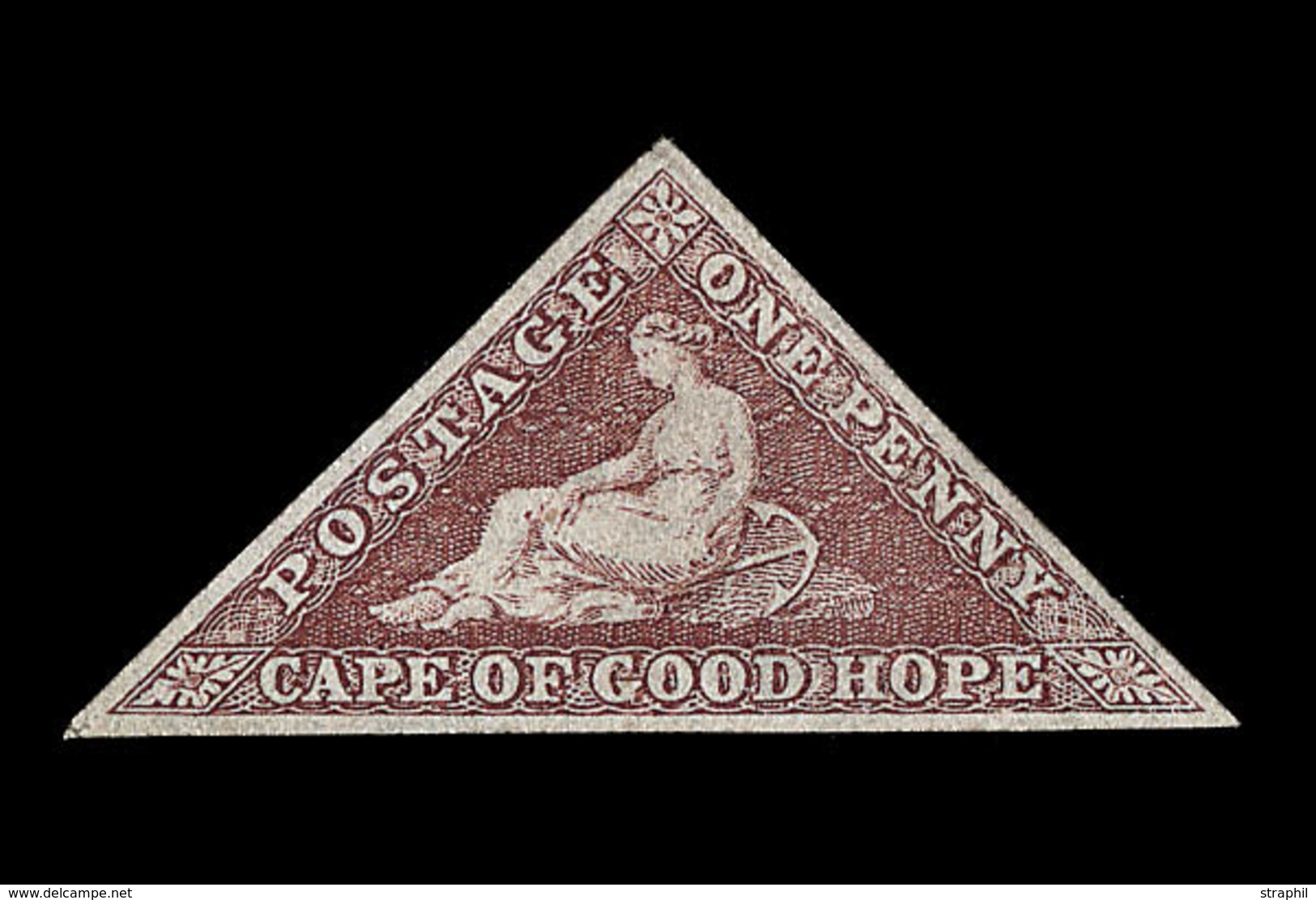 * CAP DE BONNE ESPERANCE - * - N°3 - 1p Rose Rouge - Signé Pavoille - Comme ** -TB - Kap Der Guten Hoffnung (1853-1904)