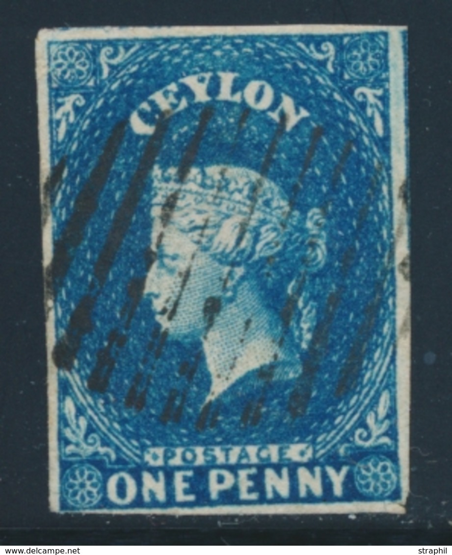 O CEYLAN - O - N°1A - 1p. Bleu - TB/SUP - Ceylon (...-1947)