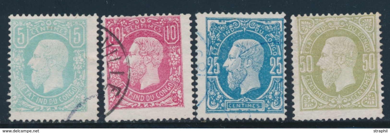 O CONGO BELGE - O - N°1/4 - N°4* - 4 Valeurs - TB - Used Stamps