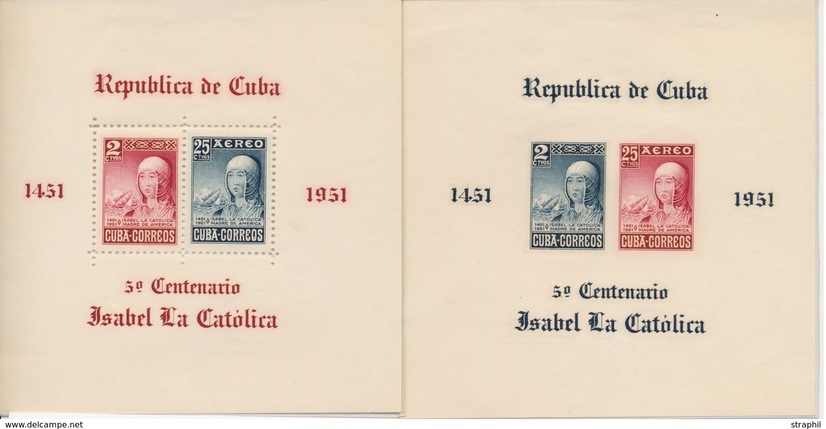 ** CUBA/ BLOC FEUILLET - ** - N°8/9 - TB - Other & Unclassified