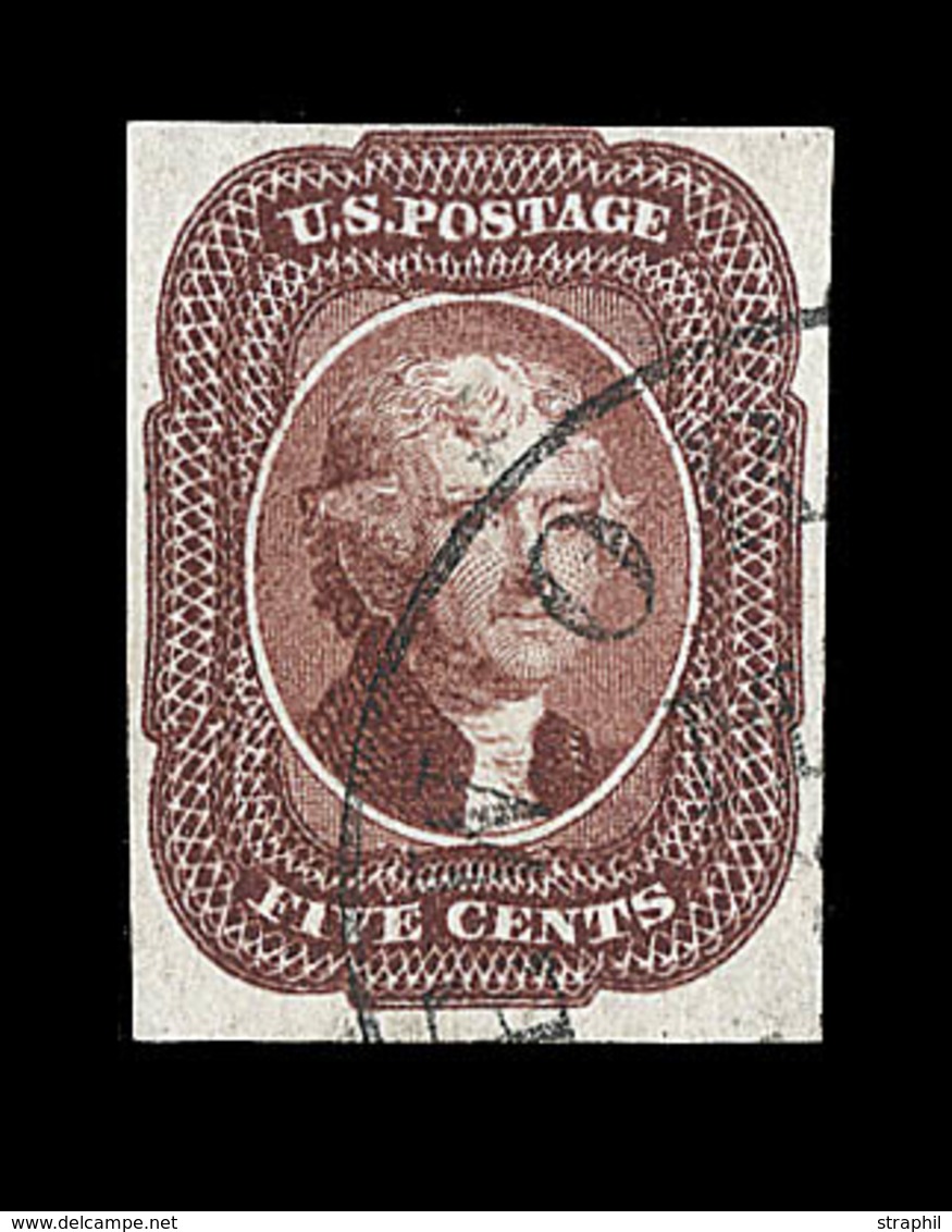 O ETATS-UNIS - O - N°6 - 5c Marron - Signé JF Brun - TB - Covers & Documents