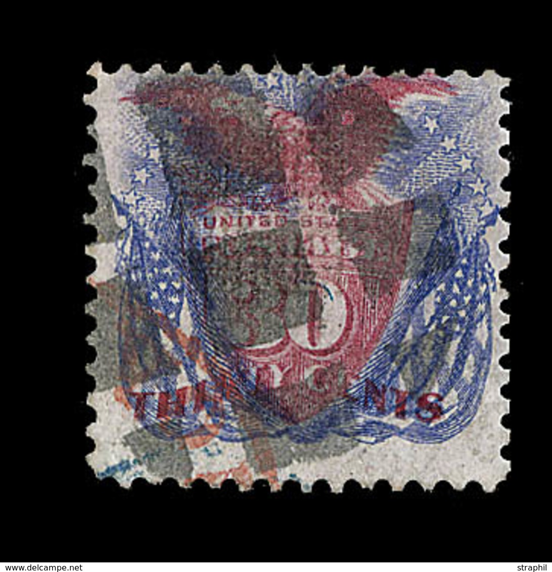 O ETATS-UNIS - O - N°37 - 30c Bleu Et Rose - TB - Covers & Documents