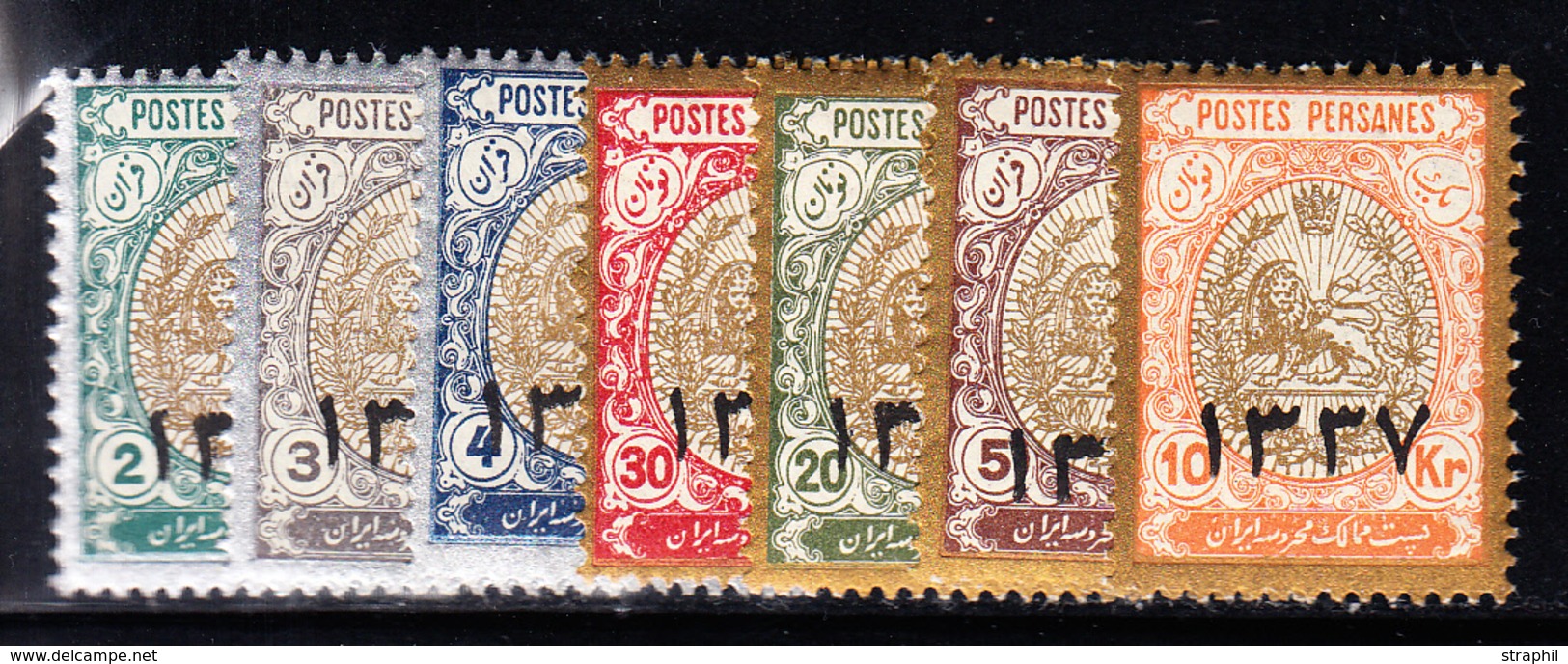 ** IRAN - ** - N°398/F - 7 Valeurs - Signé Roumet -TB - Iran