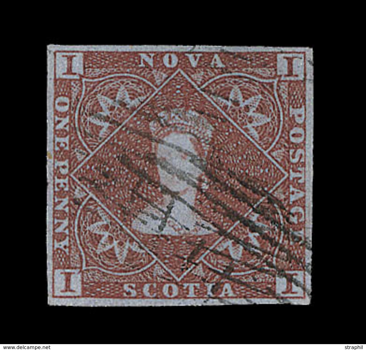 O NOUVELLE ECOSSE - O - N°1 - 1p Brun Rouge - TB - Used Stamps