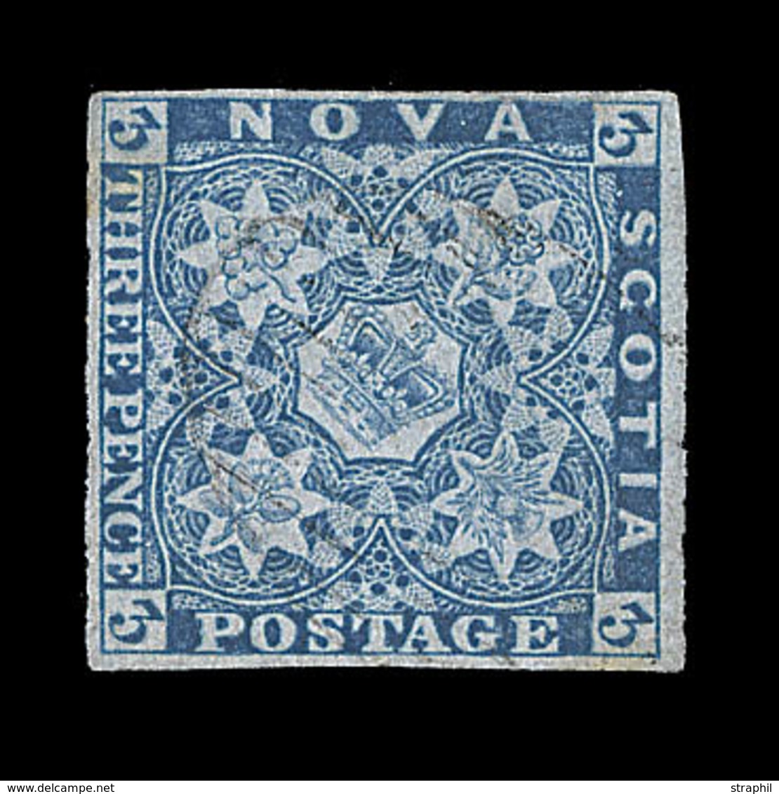 (*) NOUVELLE ECOSSE - (*) - N°2 - 3p Bleu - TB - Used Stamps
