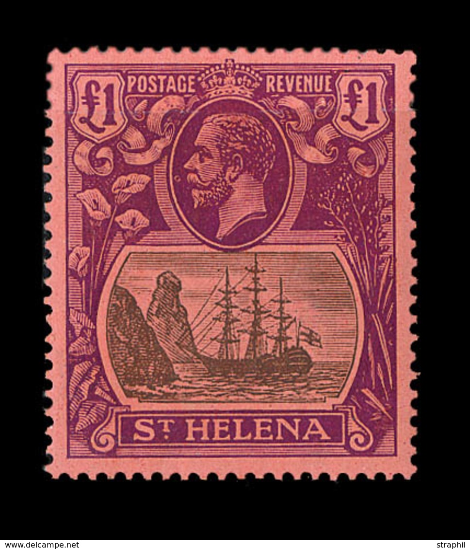 * Ste HELENE - * - N°67 - 1£ - Comme ** - TB - St. Helena