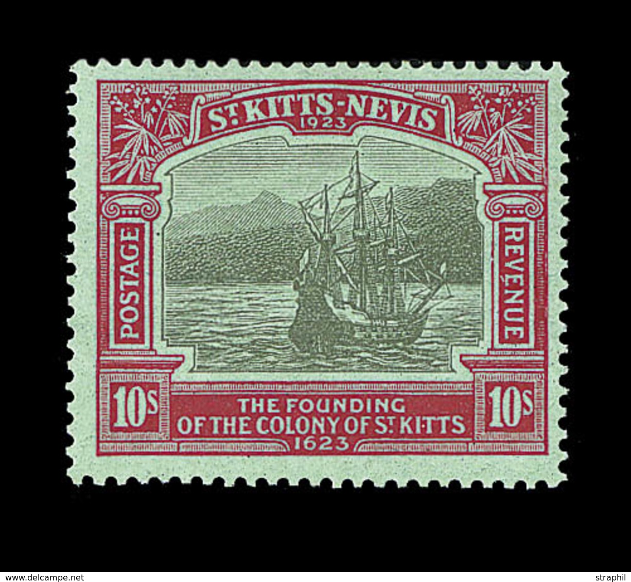 * St KITTS Et NEVIS - * - N°83 - 10s. Rouge Et Vert - TB - St.Kitts En Nevis ( 1983-...)