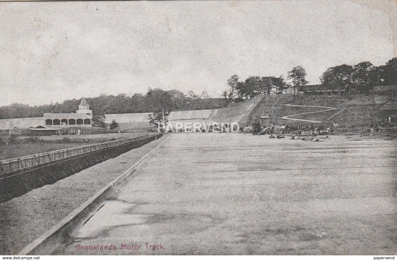 Surrey  BROOKLANDS Motor Track Under Construction Sy241 - Surrey