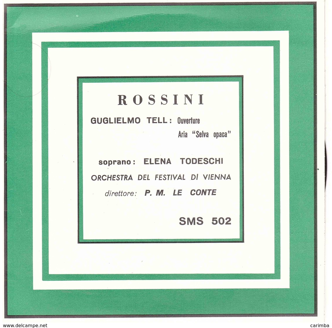 ROSSINI GUGLIELMO TELL - Klassiekers