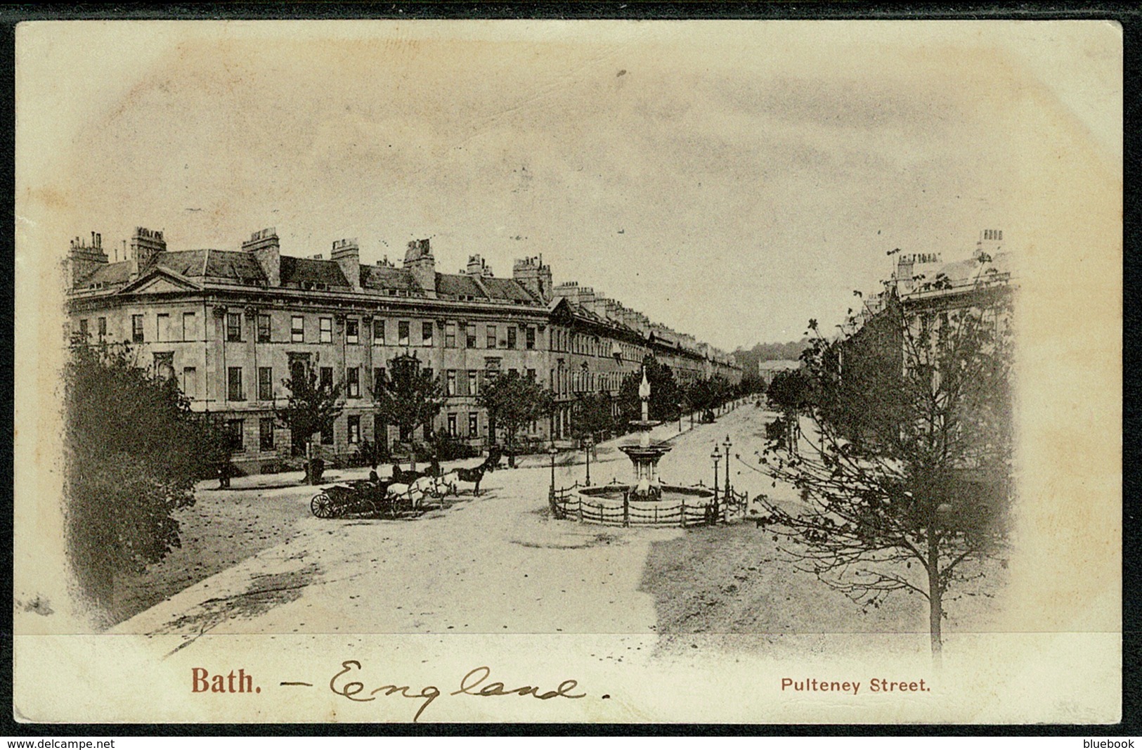 Ref 1293 - 1907 Bath Postcard - Annex Station St Louis Missouri USA Postmark - 2c Jamestown Stamp - Covers & Documents