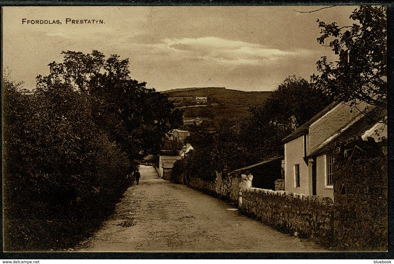 Ref 1293 - Early Postcard - Ffordlas Village Prestatyn - Denbighshire Wales - Denbighshire