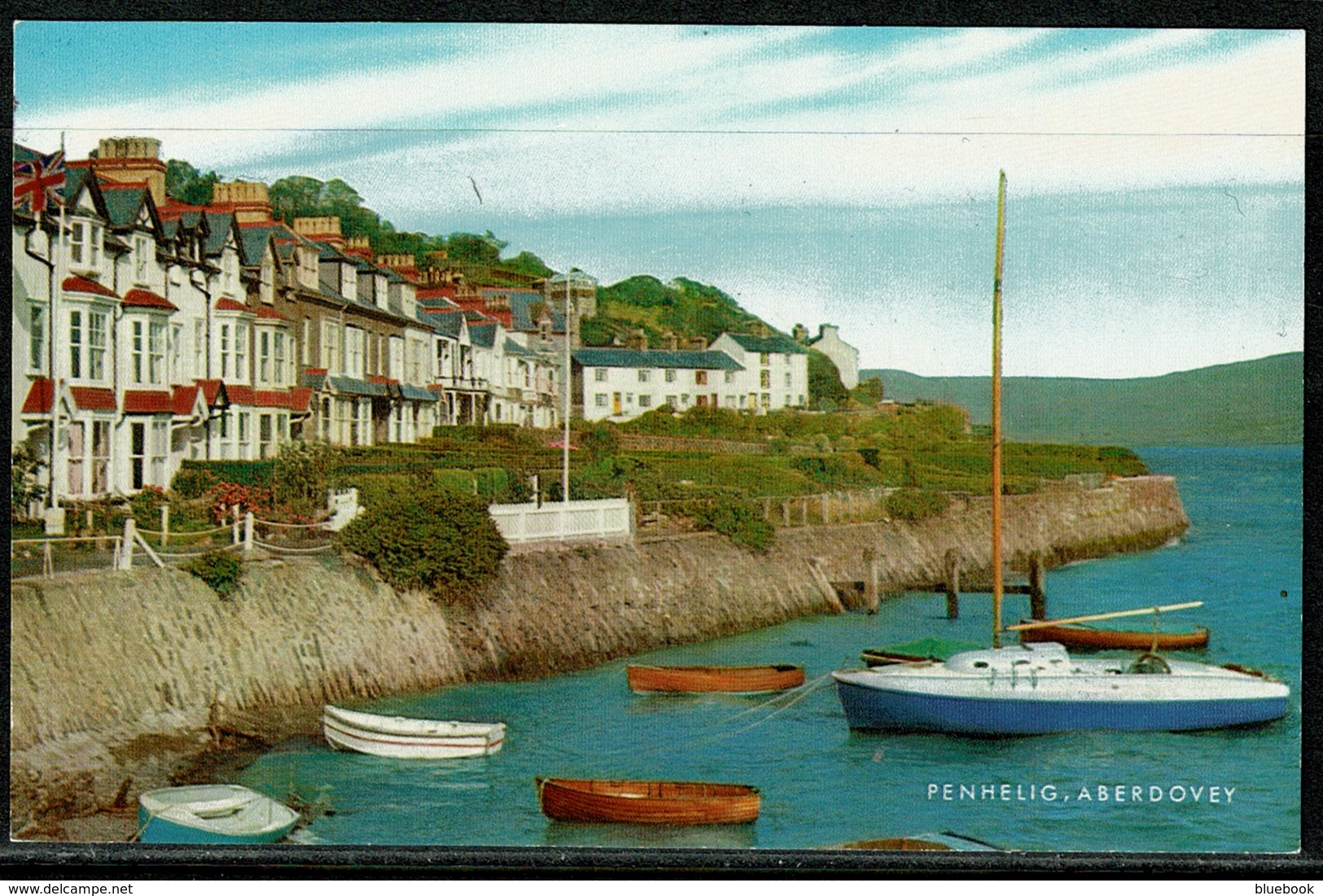 Ref 1295 - 1972 Postcard - Houses & Harbour At Penhelig Aberdovey Caernarvonshire Wales - Caernarvonshire