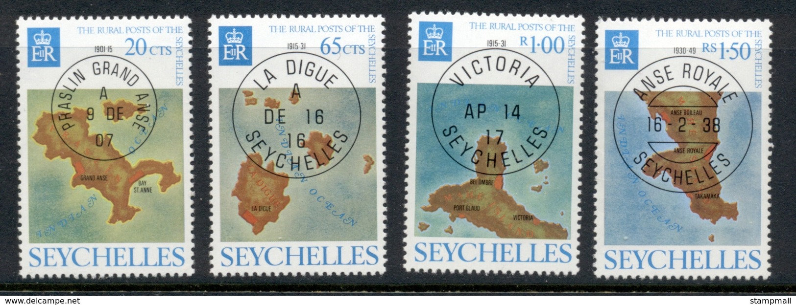 Seychelles 1976 Rural Posts MUH - Seychelles (1976-...)