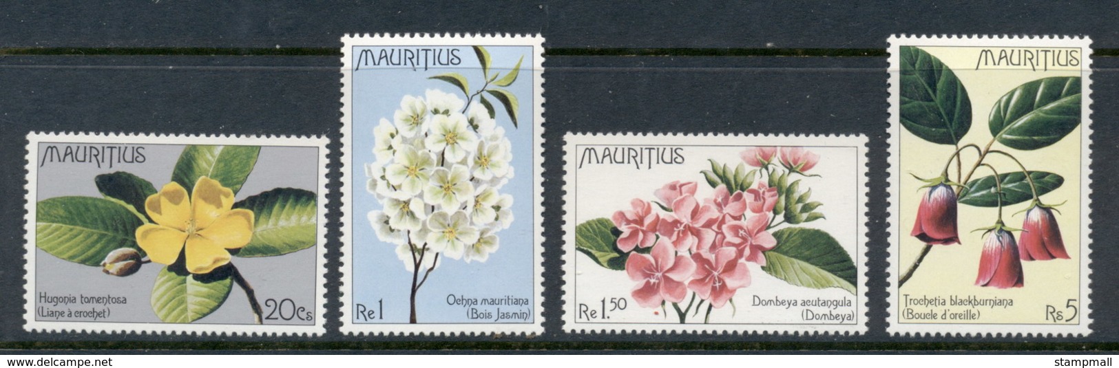 Mauritius 1977 Flowers MUH - Mauritius (1968-...)