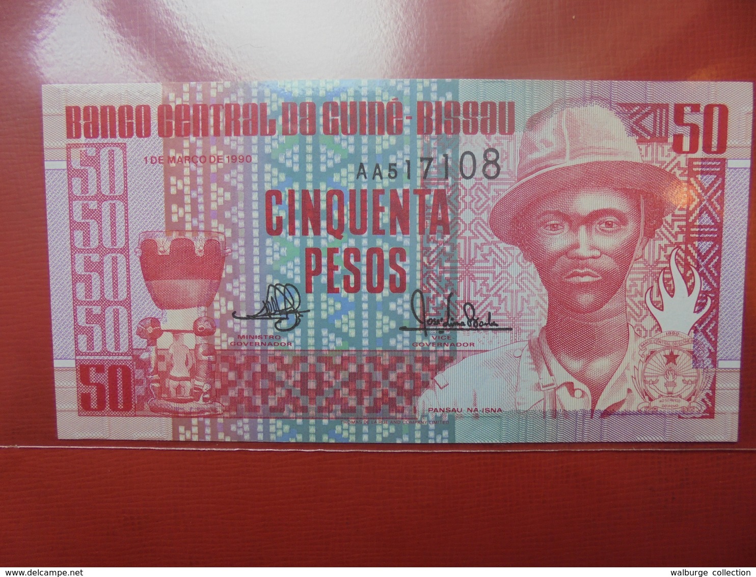 GUINEE-BISSAU 50 PESOS 1990 PEU CIRCULER/NEUF - Guinea-Bissau