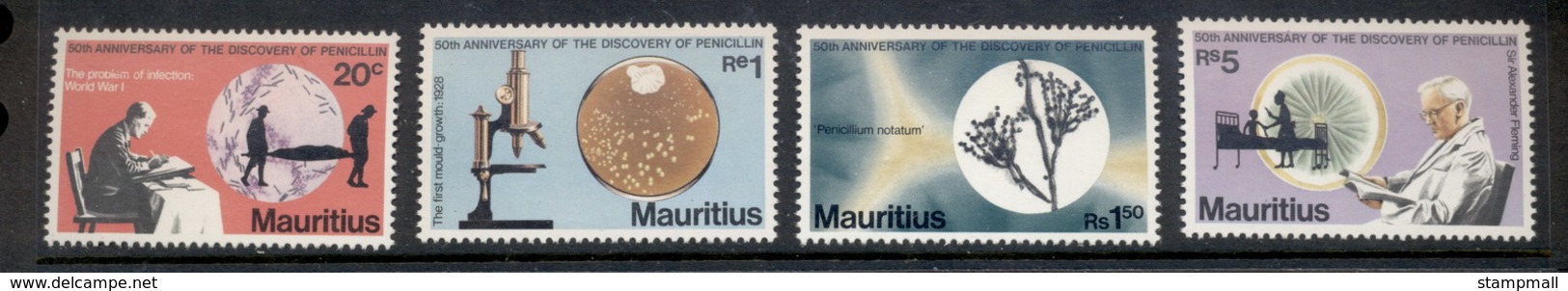 Mauritius 1978 Penicillin Discovery MUH - Mauritius (1968-...)