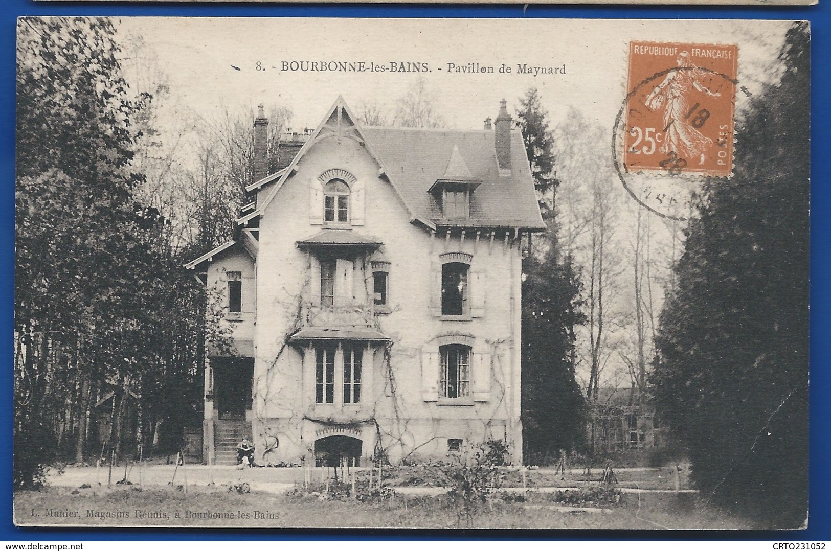 BOURBONNE-les-BAINS   Pavillon De Maynard    écrite En 1928 - Bourbonne Les Bains