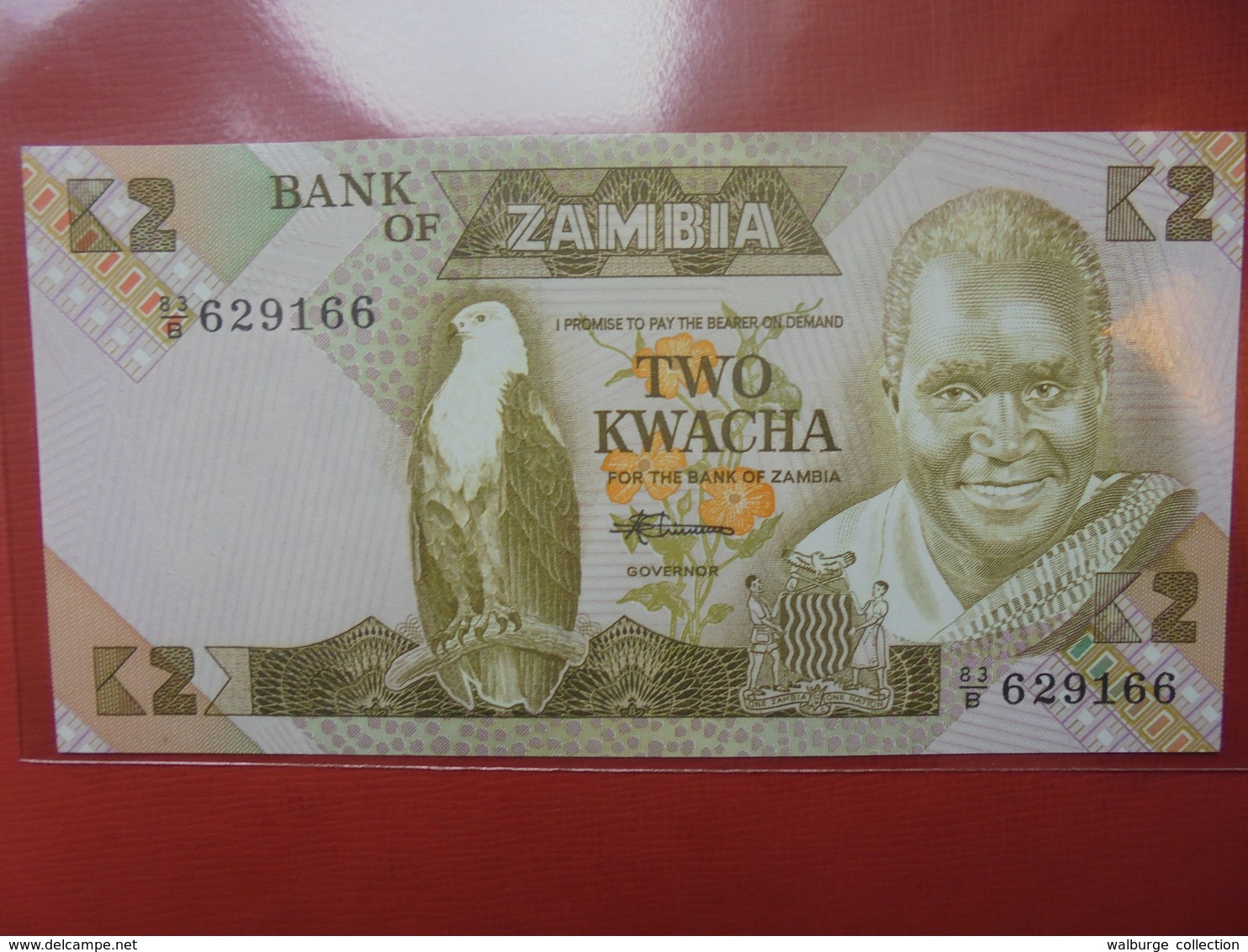 ZAMBIE 2 KWACHA 1980-88 PEU CIRCULER/NEUF - Zambie