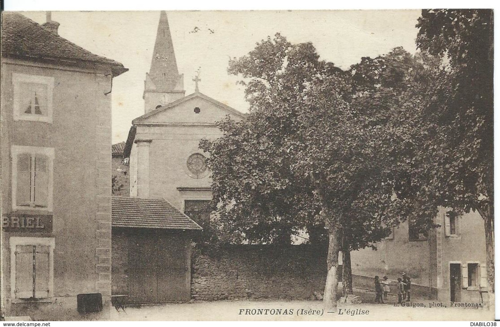 ///   FRONTONAS    ( ISÈRE )  L 'EGLISE - Other & Unclassified
