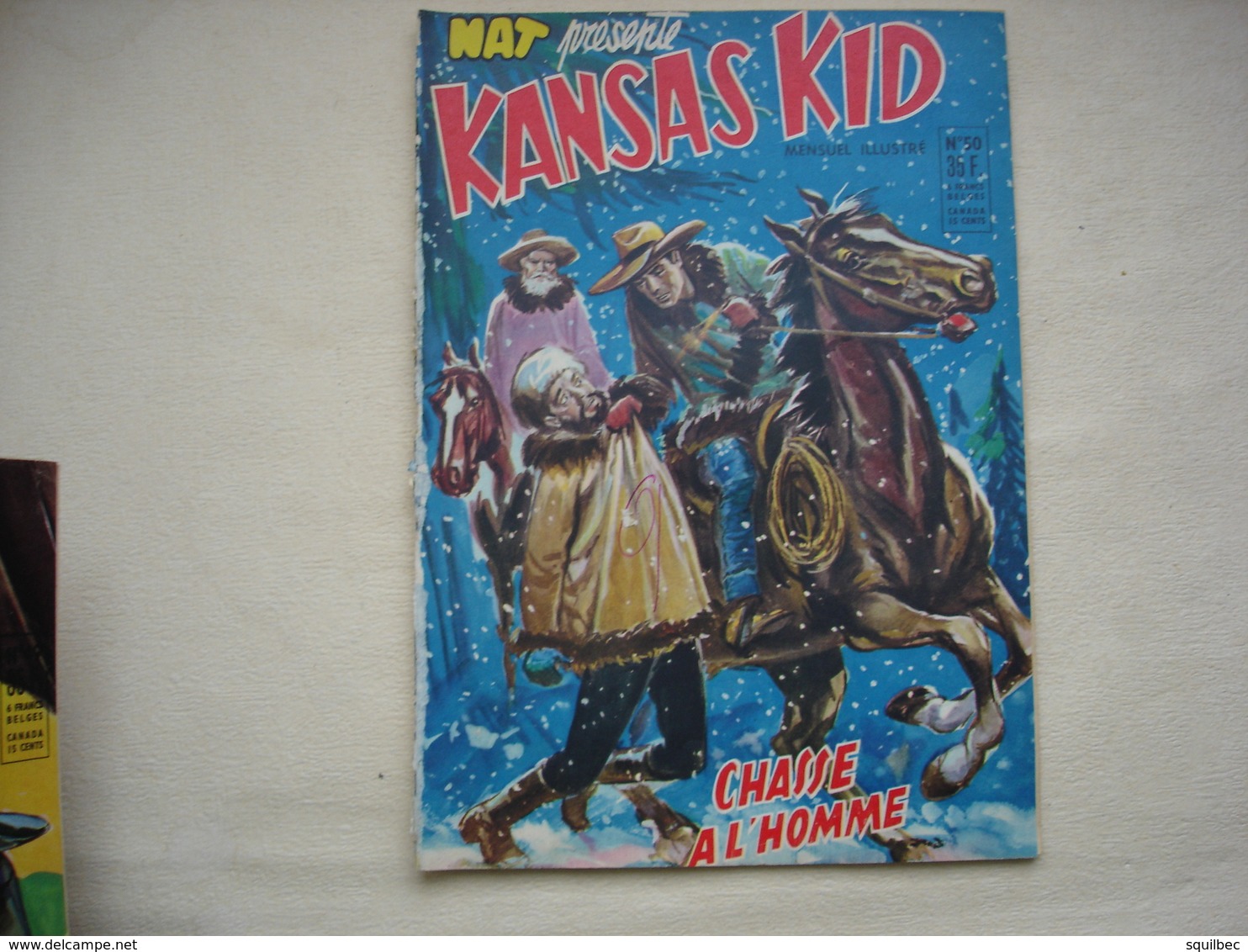 NAT KANSAS KID Quatre Prériodiques Issus D'un Album édition De 1954 - Wholesale, Bulk Lots