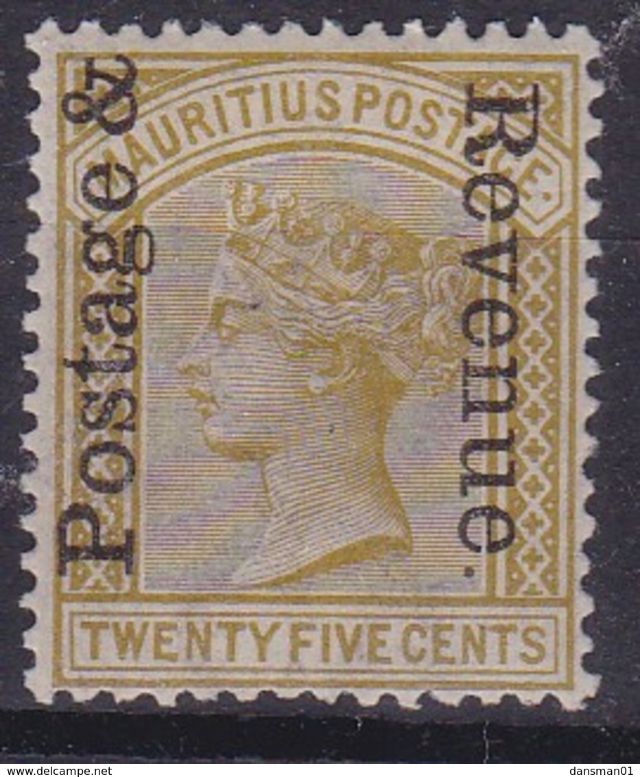 Mauritius 1902 Postage & Revenue SG 160 Mint Hinged - Mauritius (...-1967)