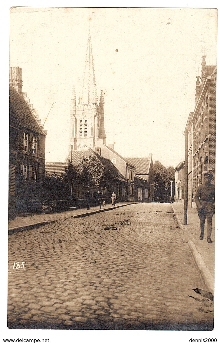 ROESELARE - ROULERS - RUMBEKE (Section De Roulers) - CARTE PHOTO - Vue D' Une Rue - 1917 - Roeselare