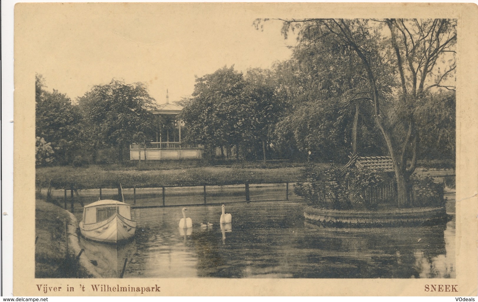 CPSM - Pays-Bas - Sneek - Vijver In T'Wilhelminapark - Sneek