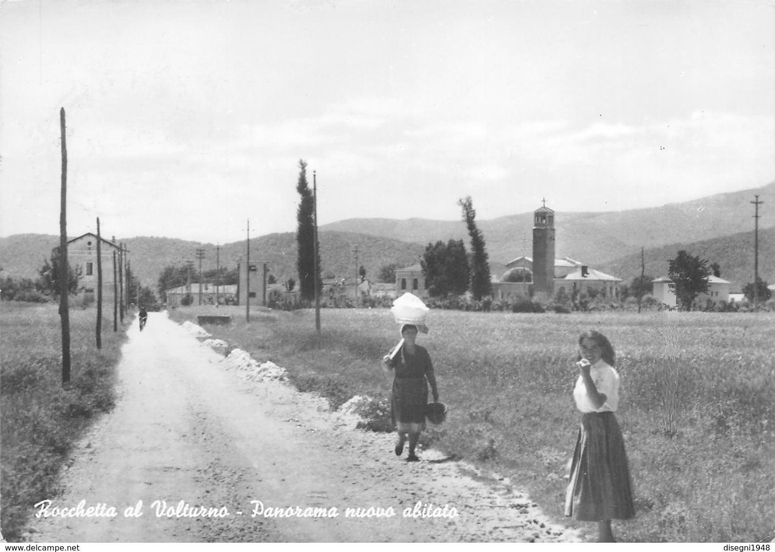 M08171 "ROCCHETTA AL VOLTURNO-PANORAMA NUOVO ABITATO"ANIMATA CART. POST. ORIG. SPED 1974 - Autres & Non Classés