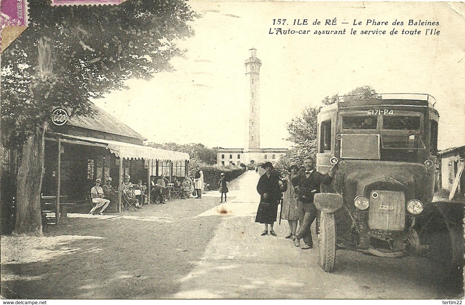 ( ILE DE RE )( 17 CHARENTE MARITIME ) LE PHARE DES BALEINES ( AUTO CAR ) - Ile De Ré