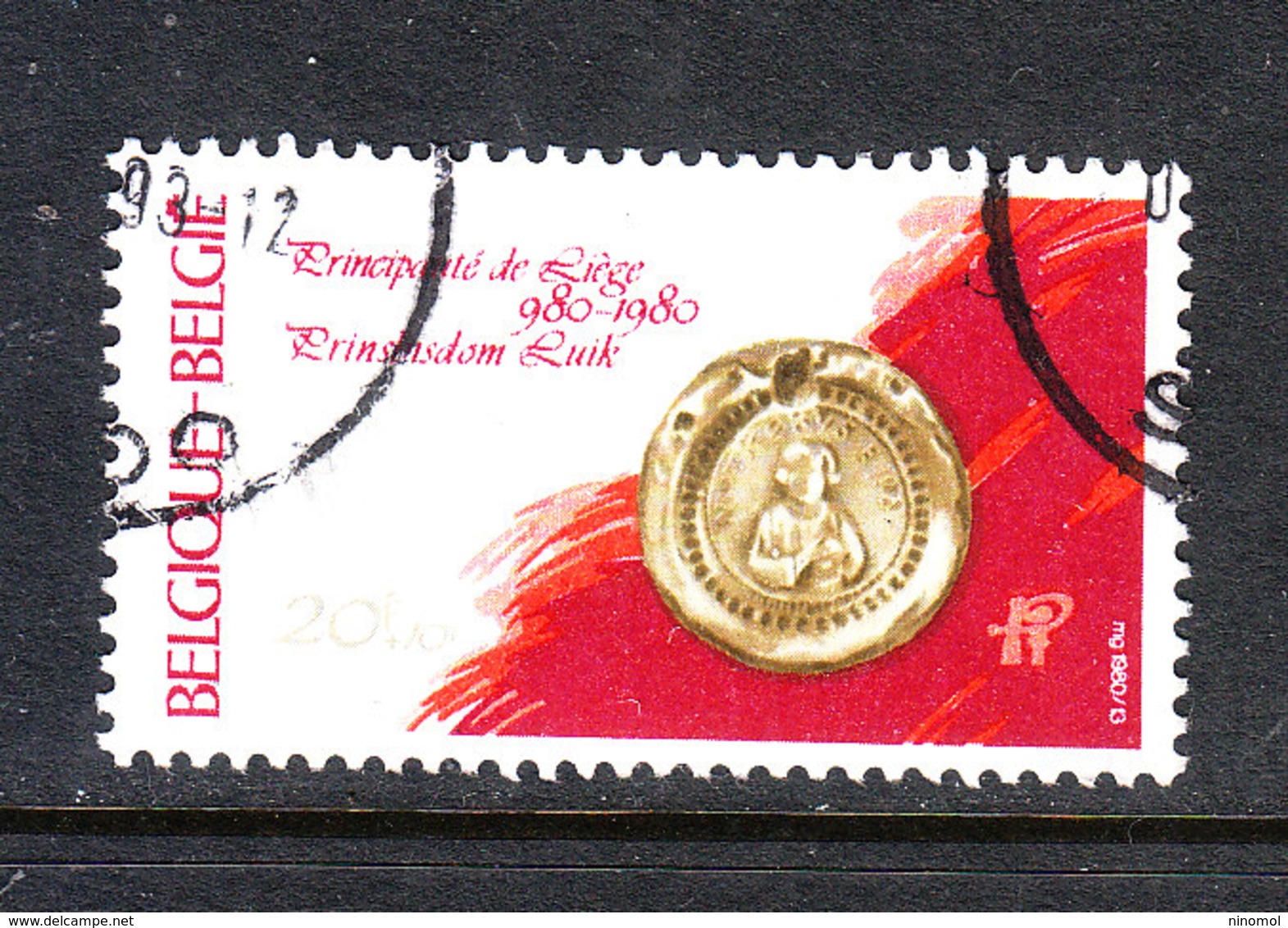 Belgio  -  1980. Sigillo Di Notger, Vescovo Di Liegi.  Seal Of Notger, Bishop Of Liège. - Francobolli