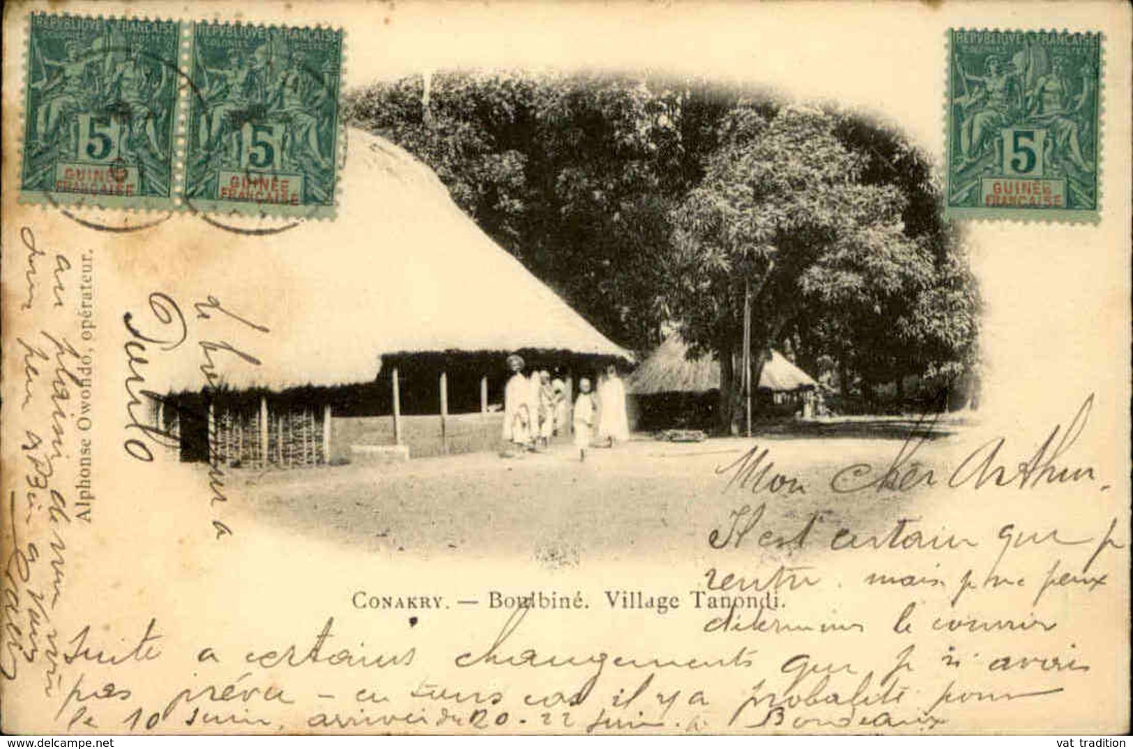 GUINÉE - Carte Postale - Conakry - Bouibiné - Village Tanondi - L 30172 - Guinée Française