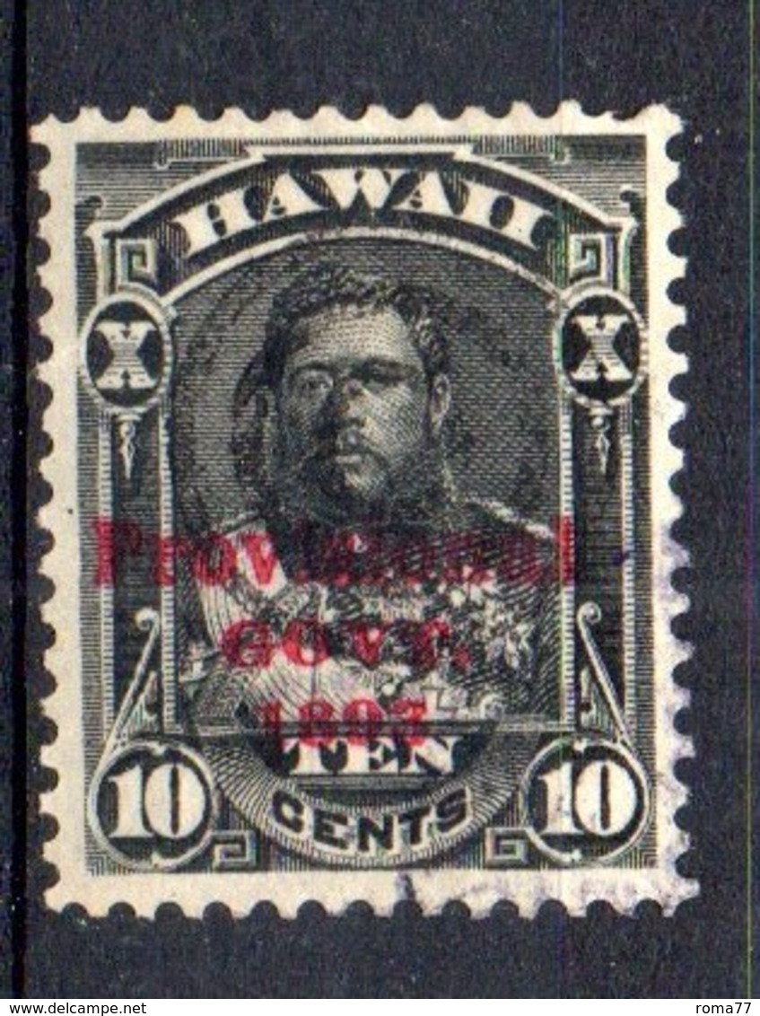 APR1299 - HAWAII 1893 , Yvert N. 50  Usato (2380A) - Hawaii