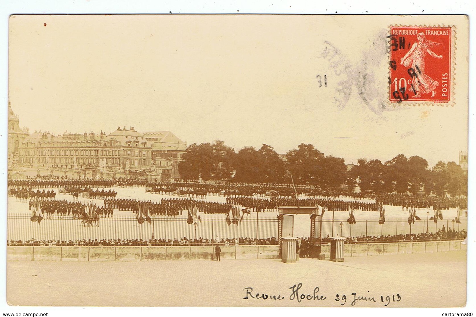 Versailles / Carte-photo / La Revue Hoche Le 29 Juin 1913 / Voir Correspondance ( Henri Prudhomme ) - Patriotiques