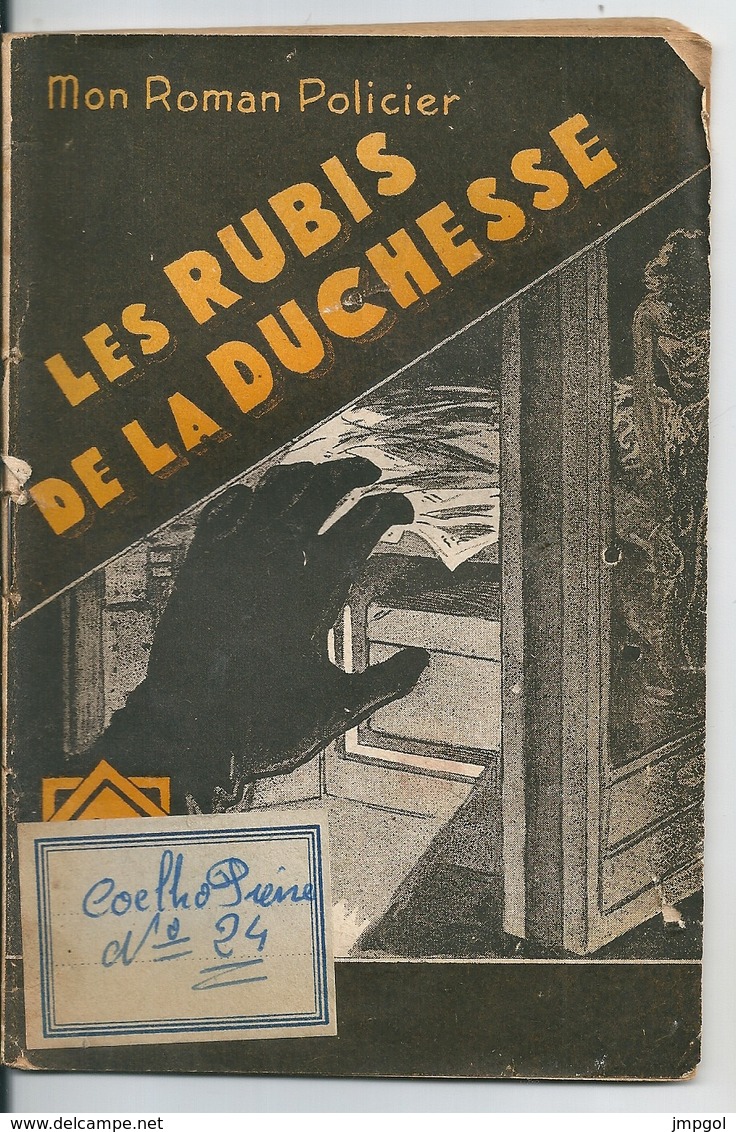 Mon Roman Policier N° 201 Les Rubis De La Duchesse Jean Voussac Editions Ferenczi - Ferenczi