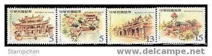 2005 Taiwan Relic Stamps Temple Garden Fort Architecture Scenery - Other & Unclassified