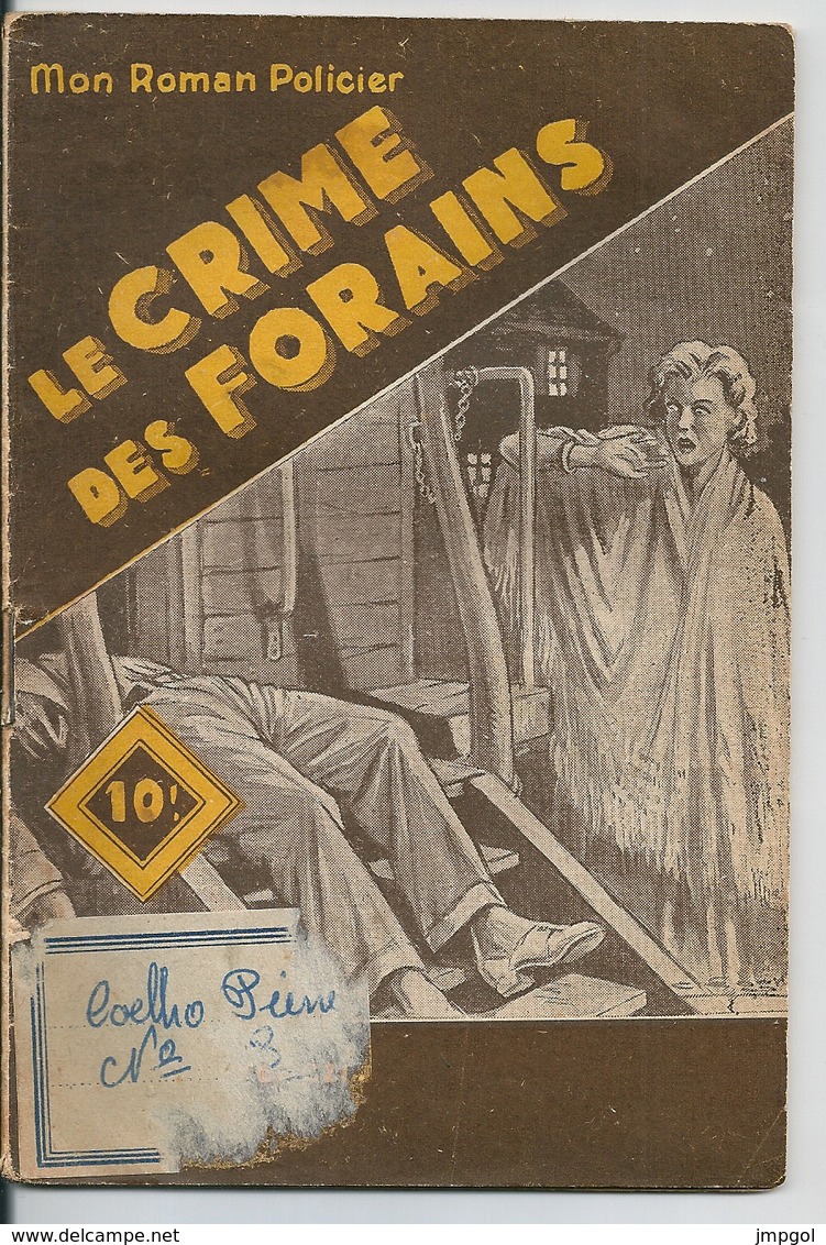 Mon Roman Policier N° 158 Le Crime Des Forains Léo Gestelys Editions Ferenczi - Ferenczi