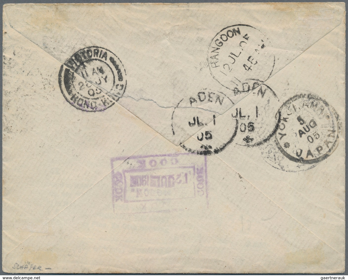 Armenien - Stempel: 1905 (June 5) Cover From Van (town Of Armenia In 1920) Sent Via Constantinople A - Armenia