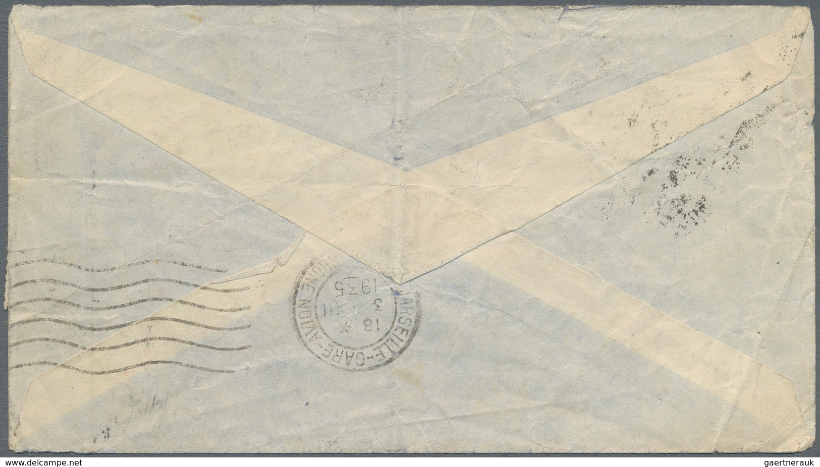 Französisch-Indochina: 1935, Underfranked Airmail Cover From "LANG-SON - TONKIN 22-11-35" Via Hanoi- - Covers & Documents