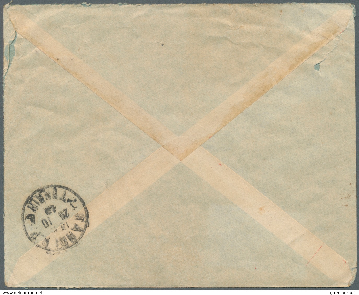 Französisch-Indochina: 1944. Philippe Petain Postal Stationery Envelope (small Faults) Upgraded With - Covers & Documents