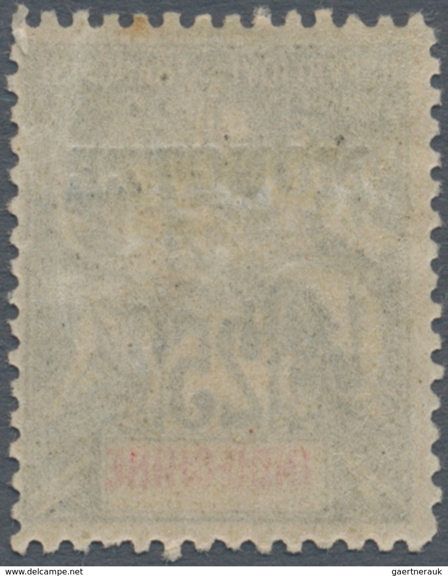 Französisch-Indochina - Postämter In Südchina: Mongtze, 1901, 25 C. Black/red On Rose-lilac, Unused - Other & Unclassified