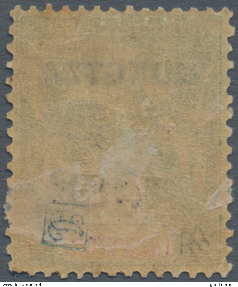 Französisch-Indochina - Postämter In Südchina: 1903, Allegory Of Peace 1F With Overprint, Type III " - Other & Unclassified